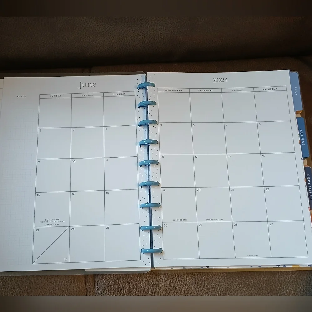 The Happy Planner classic sized 12 month planner Fresh Kitchen Flowers